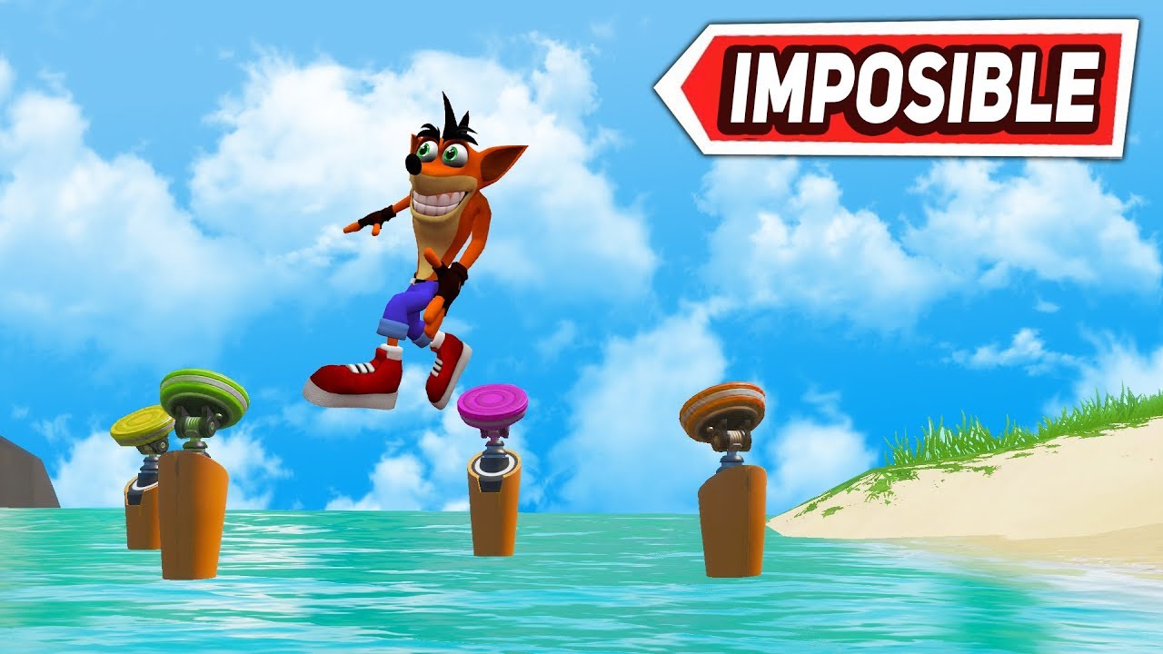*PARKOUR IMPOSIBLE CRASH BANDICOOT* FORTNITE PARKOUR