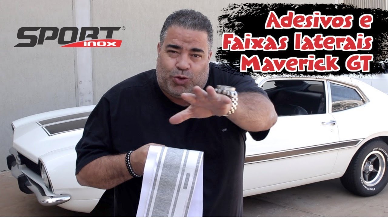 Adesivo e Faixa Lateral do Maverick GT