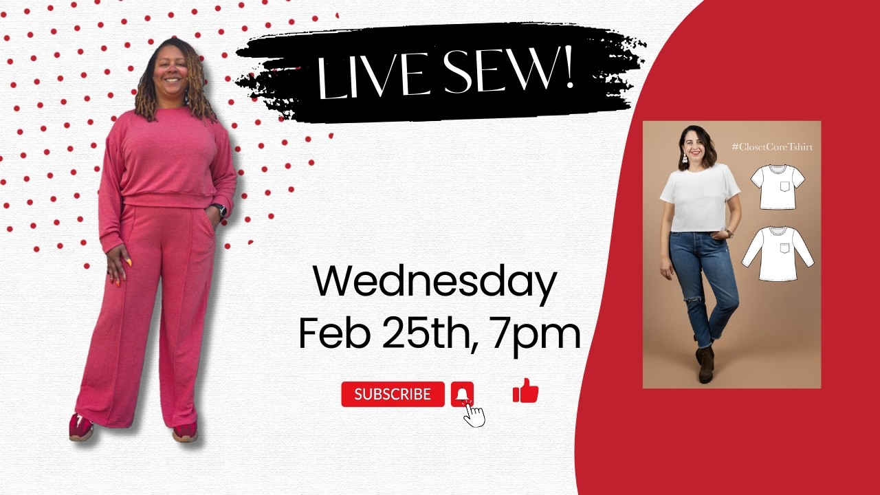 Let's Sew a Cropped Tee: FREE Closet Core T-Shirt