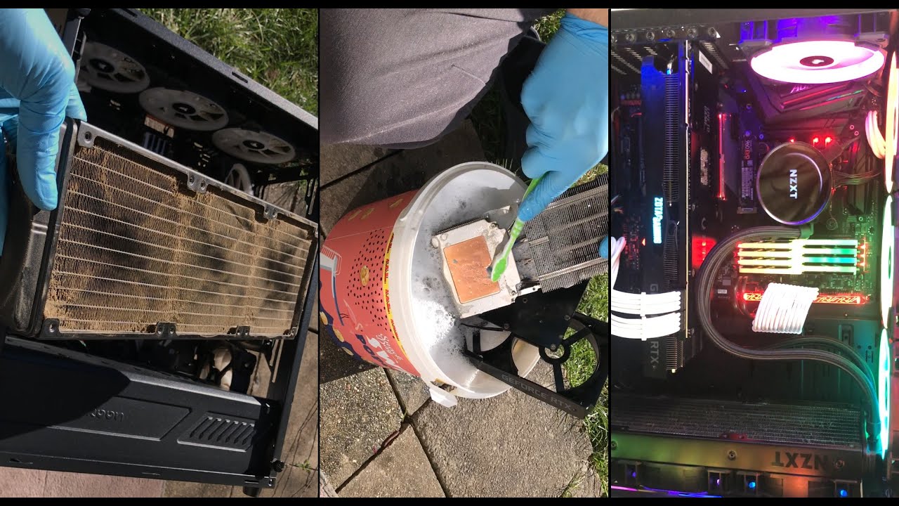 Deep Cleaning/Washing my PC from cigarette smell (Read the description!)