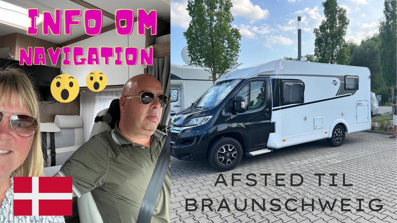 Tur til Braunschweig, info om vores navigation i Autocamperen