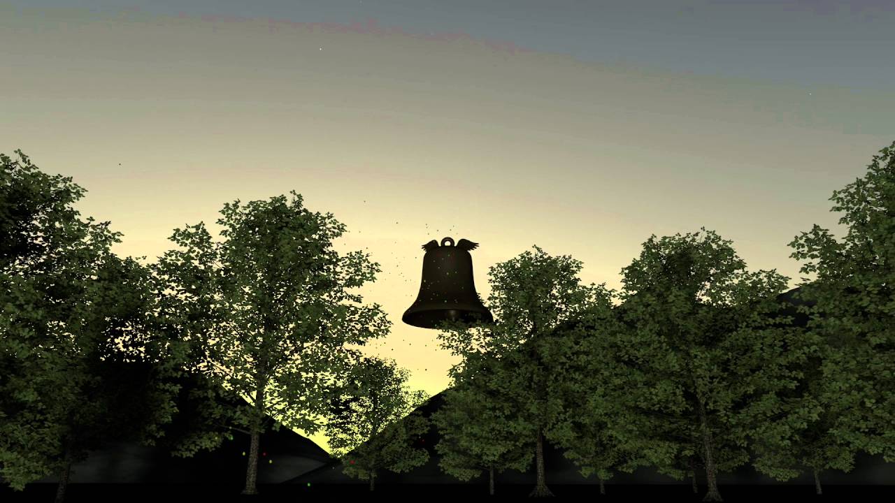 La cloche de p&acirc;que (micro video 3d) THE EASTER BELL