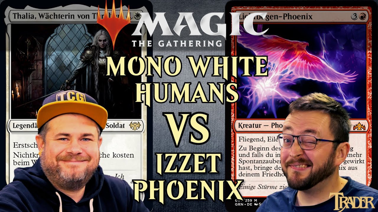MTG Pioneer Format Deck Duelle | Magic the Gathering deutsch | mono white humans vs izzet phoenix