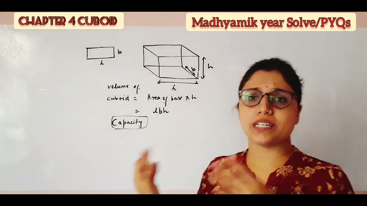 MADHYAMIK PAPER SOLVE ch-4 Cuboid घनाभ|Introduction |VVI for wb board #cuboid #class10 #wbmath #math