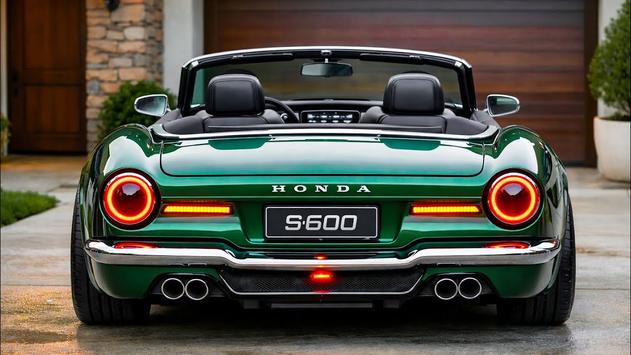 NOWA Honda S600 2027 &ndash; absolutnie oszałamiający design! (Wnętrze, nadwozie i osiągi)
