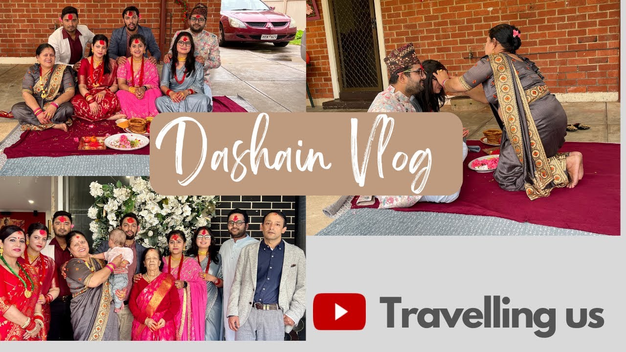 Dashain in Adelaide. Dashain vlog 2079.Our first Dashain together.
