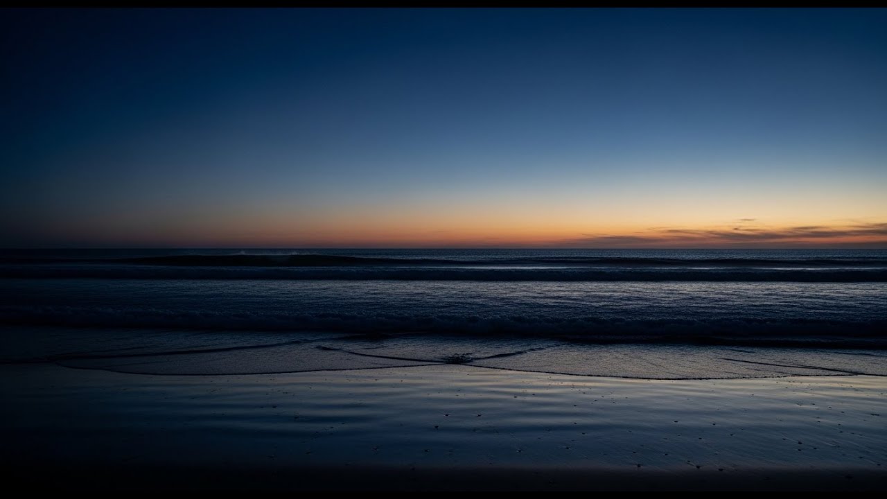 Deep Ocean Waves at Night 🌙 | Best Sound for Deep Sleep