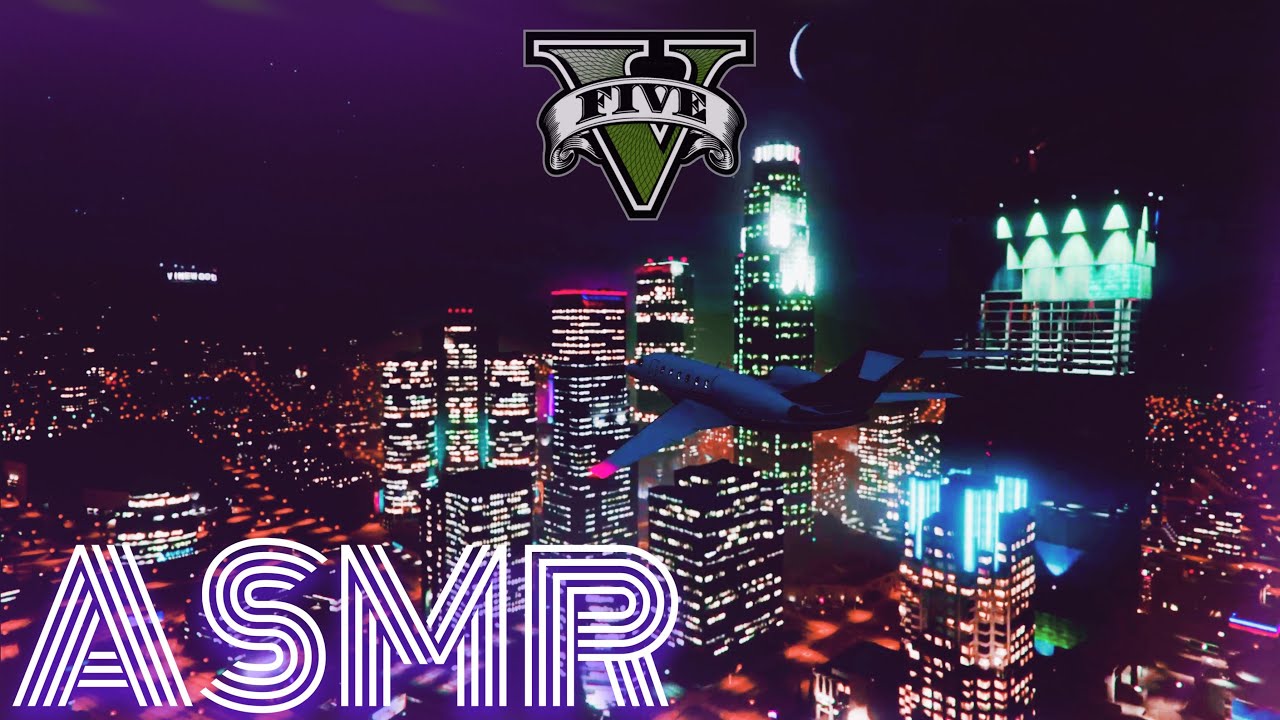ASMR GTA V | Garage Tour + Driving + Flying | *intense whispering*