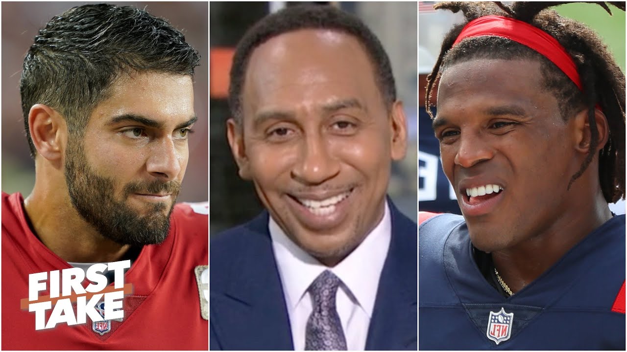 Stephen A. proposes a Jimmy G-for-Cam Newton trade | First Take