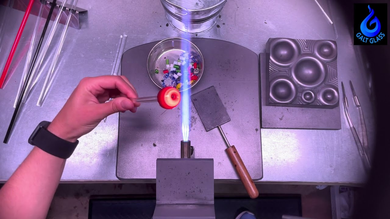 Making a Glass Pumpkin