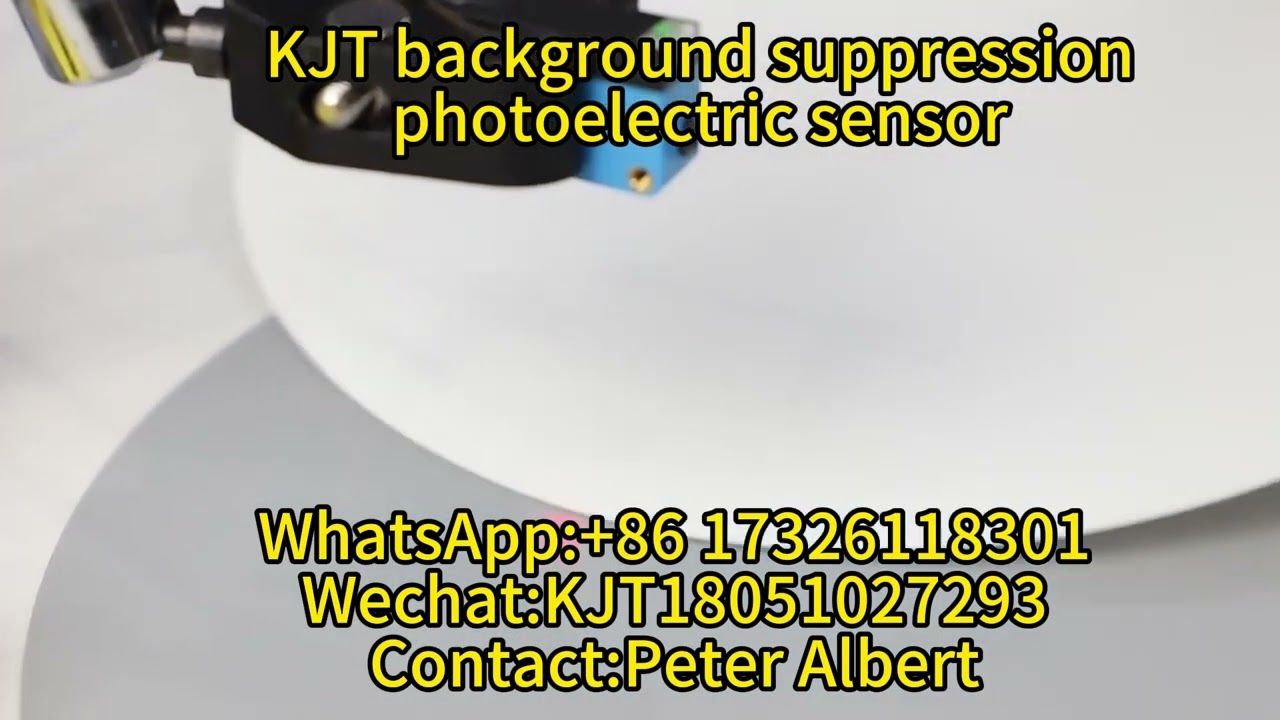 KJT brand background suppression photoelectric sensor fixed ranging and can measure different color