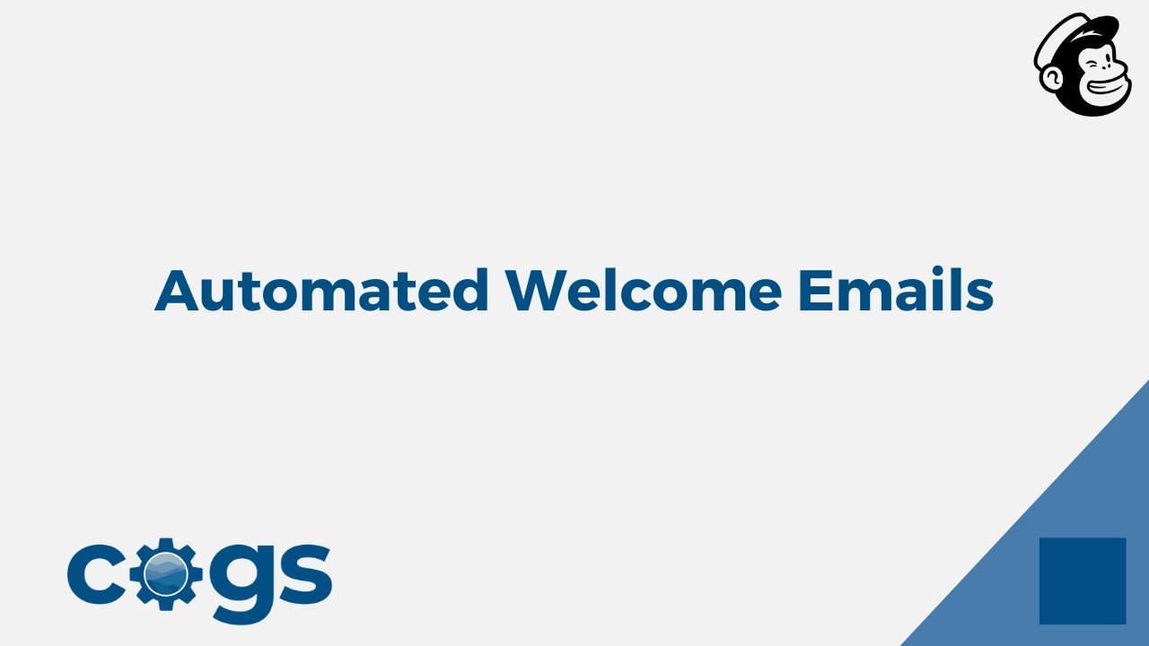 How to Set Up Automated Welcome Emails | COGS Templates