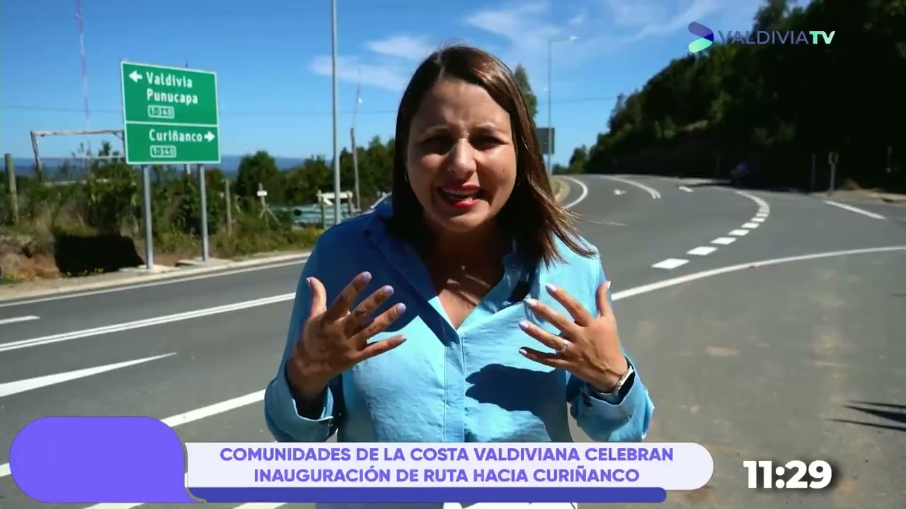NOTA DE PRENSA: Inauguran asfaltado de la ruta Torobayo–Curiñanco en Valdivia