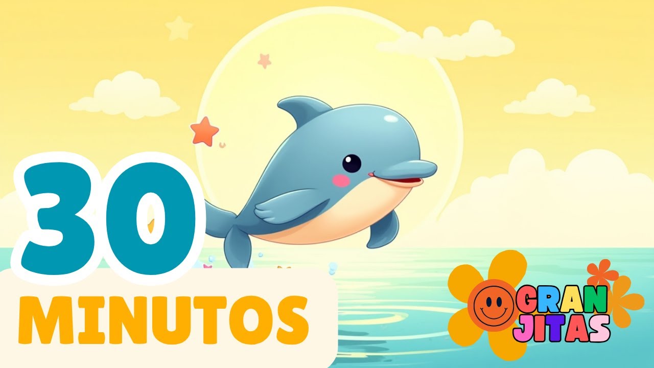 Delfín para Dormir y Jugar – Música Infantil Suave 🐬🌙