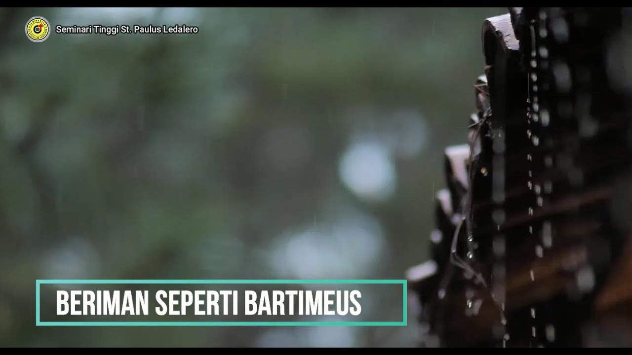 BERIMAN SEPERTI BARTIMEUS- (Minggu, 24 Oktober 2021) - Renungan Harian Frater Ledalero