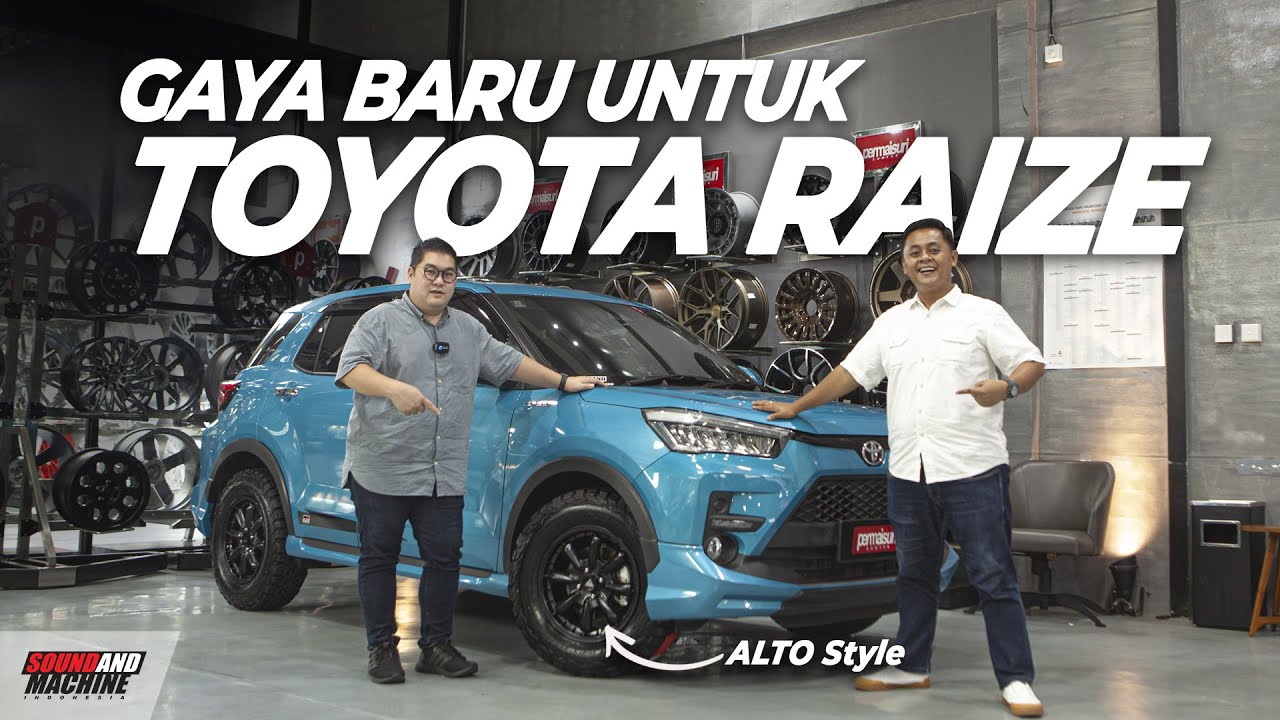 Modifikasi Toyota Raize GR Sport 2021 Gaya ALTO, Ganti Pelek di Permaisuri Ban.