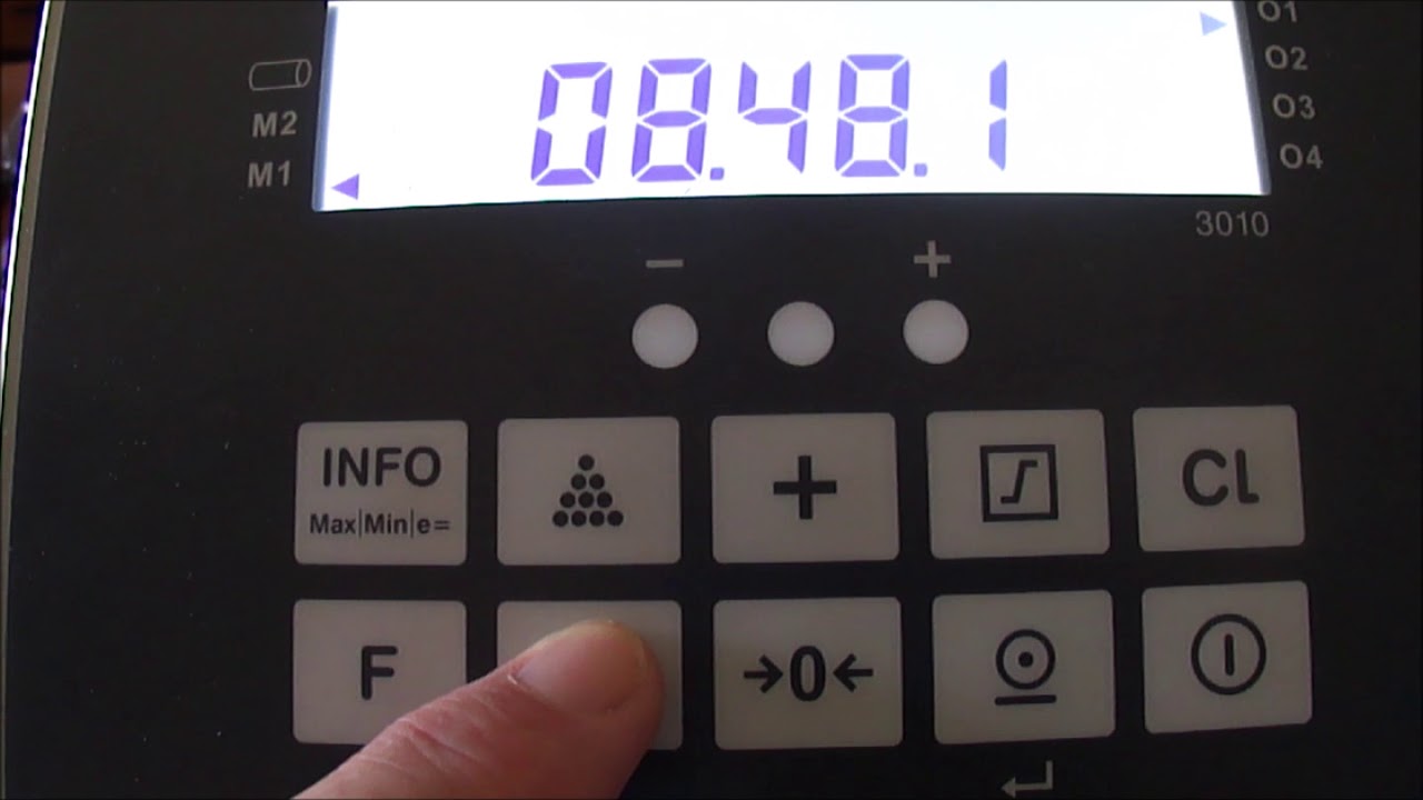 Soehnle Professional Terminal 3010 Datum und Uhrzeit einstellen