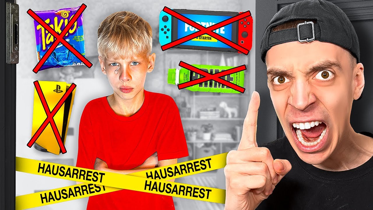 KLEINER JUNGE bekommt 1 WOCHE HAUSARREST! 😤 (eskaliert)