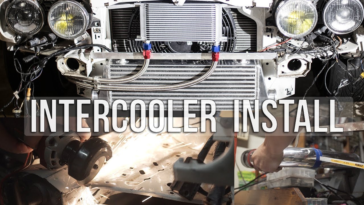 E30 TURBO BUILD : EP08 INSTALLING NEW INTERCOOLER!!