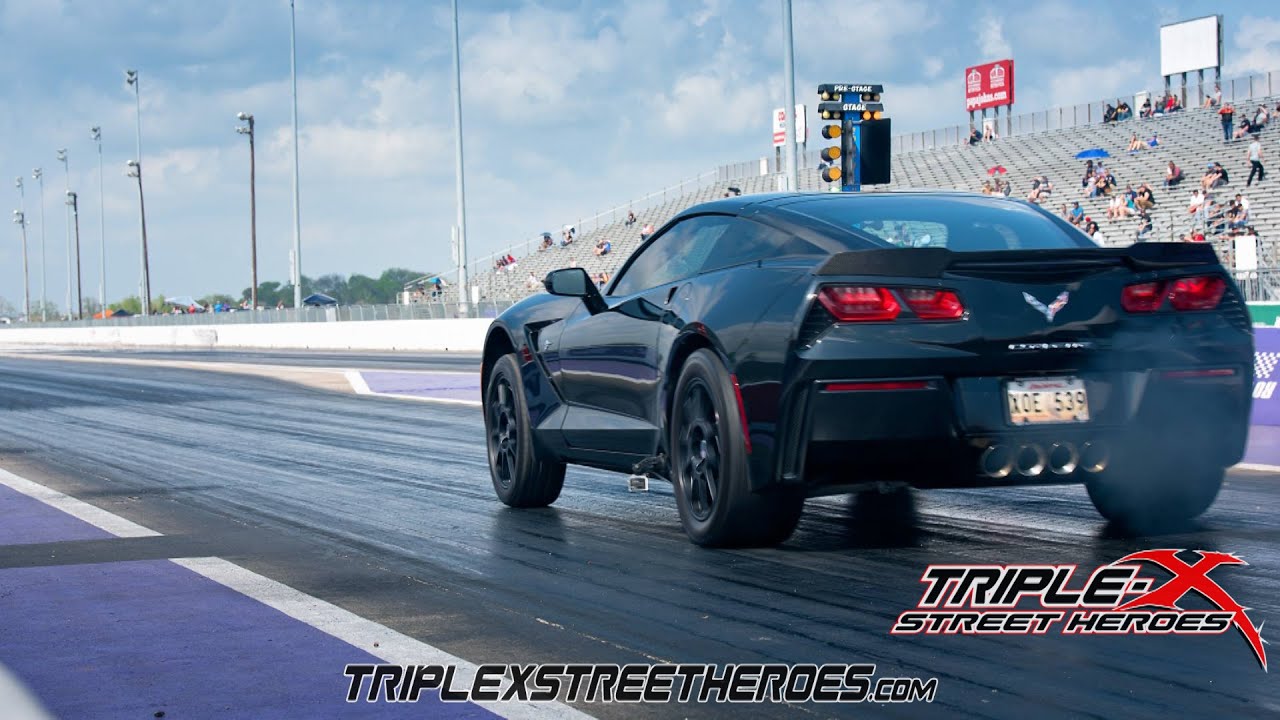 CORVETTE C7 PULLS THE WHEELS at TX2K16!