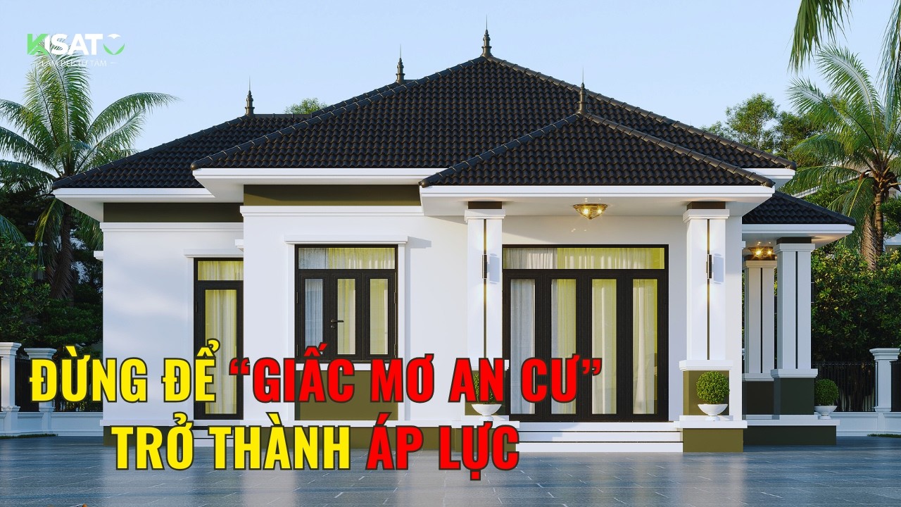 Mẫu nhà vườn mái Nhật 1 tỷ