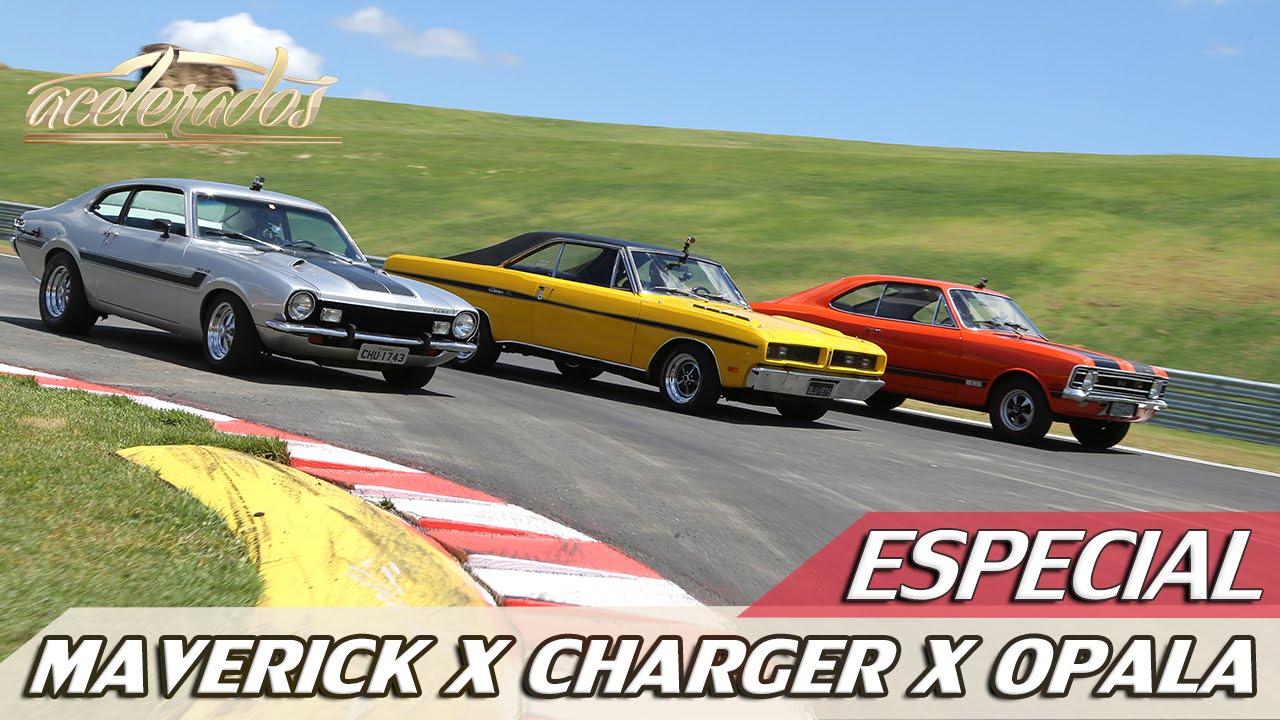 MAVERICK GT X CHARGER R/T X OPALA SS - DESAFIO ESPORTIVOS ANOS 70 | ACELERADOS