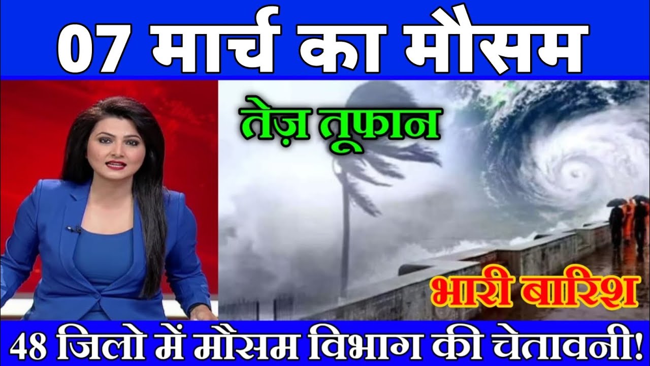 07 मार्च का मौसम| today weather update, heat wave, #Mausam_ki_jankari #Lucknow_weather #आज_का_मौसम