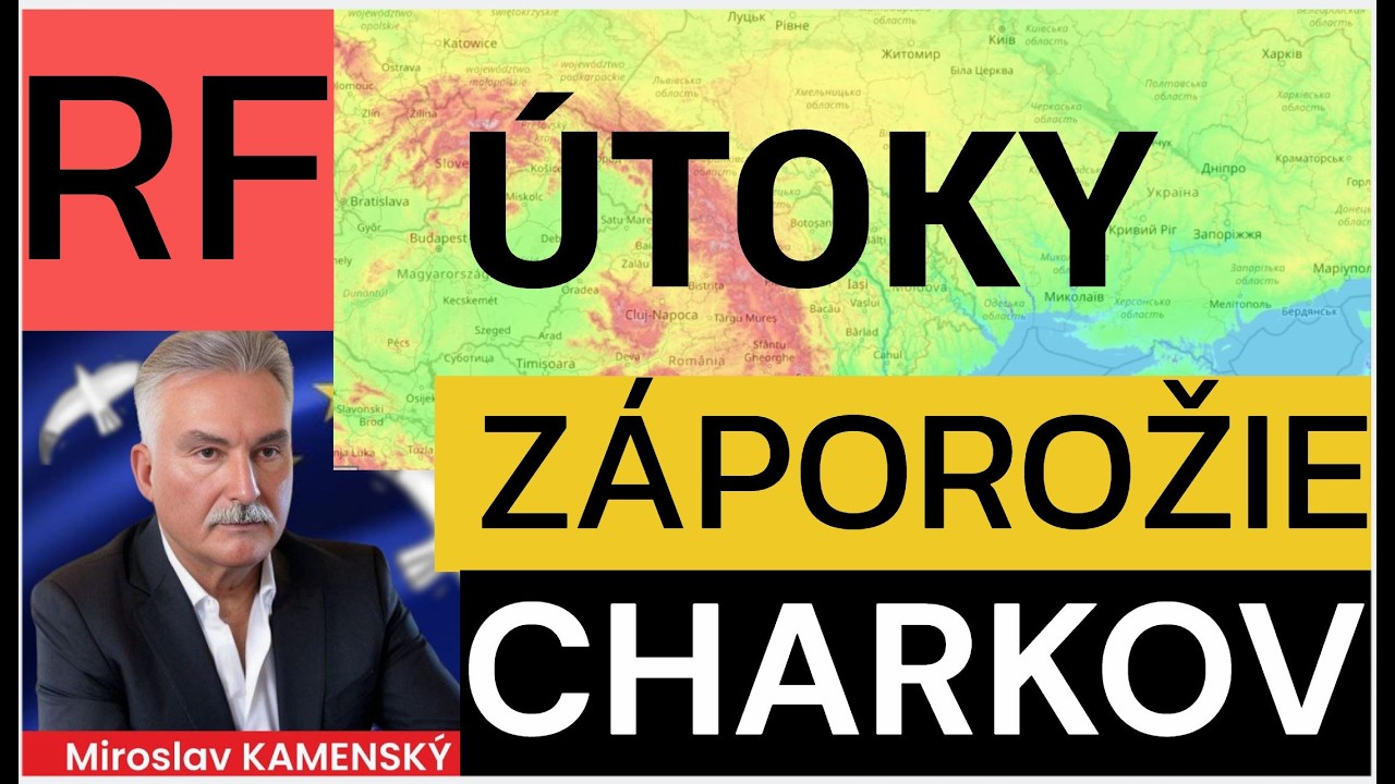 UKRAJINA RUSKO ÚTOKY OD ZÁPOROŽIA po CHARKOV
