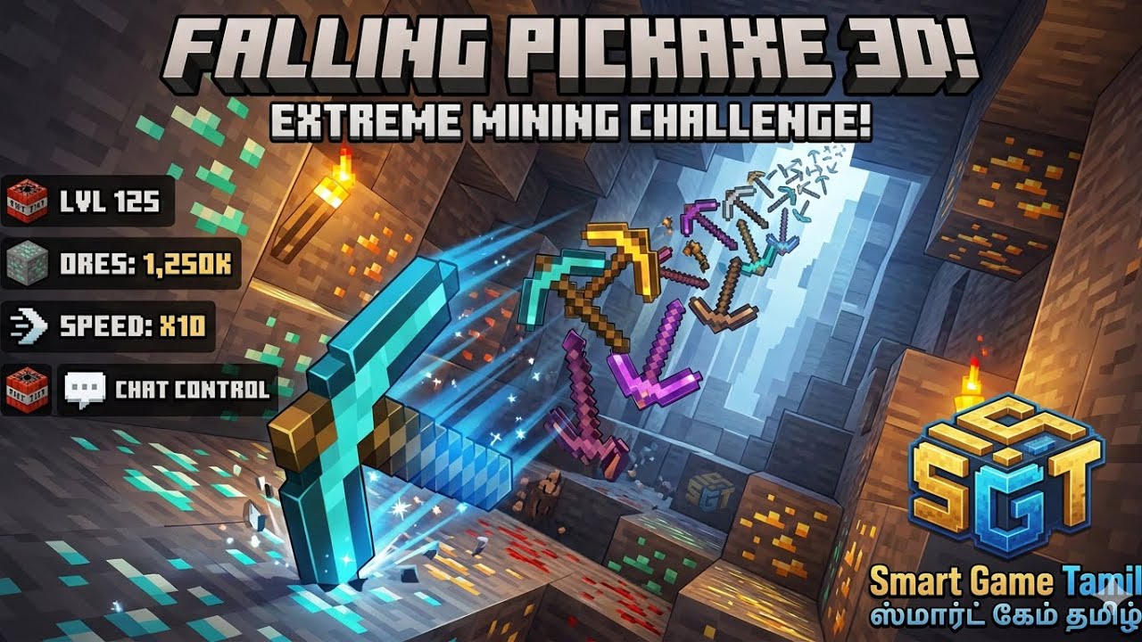 💥⛏️𝙵𝚊𝚕𝚕𝚒𝚗𝚐🤹𝙿𝚒𝚌𝚔𝚊𝚡𝚎🪄𝙶𝚊𝚖𝚒𝚗𝚐. 3𝙳✨𝙻𝚒𝚟𝚎🛑🚀#shorts #shortsfeed #shortsviral #shortvideos #4k