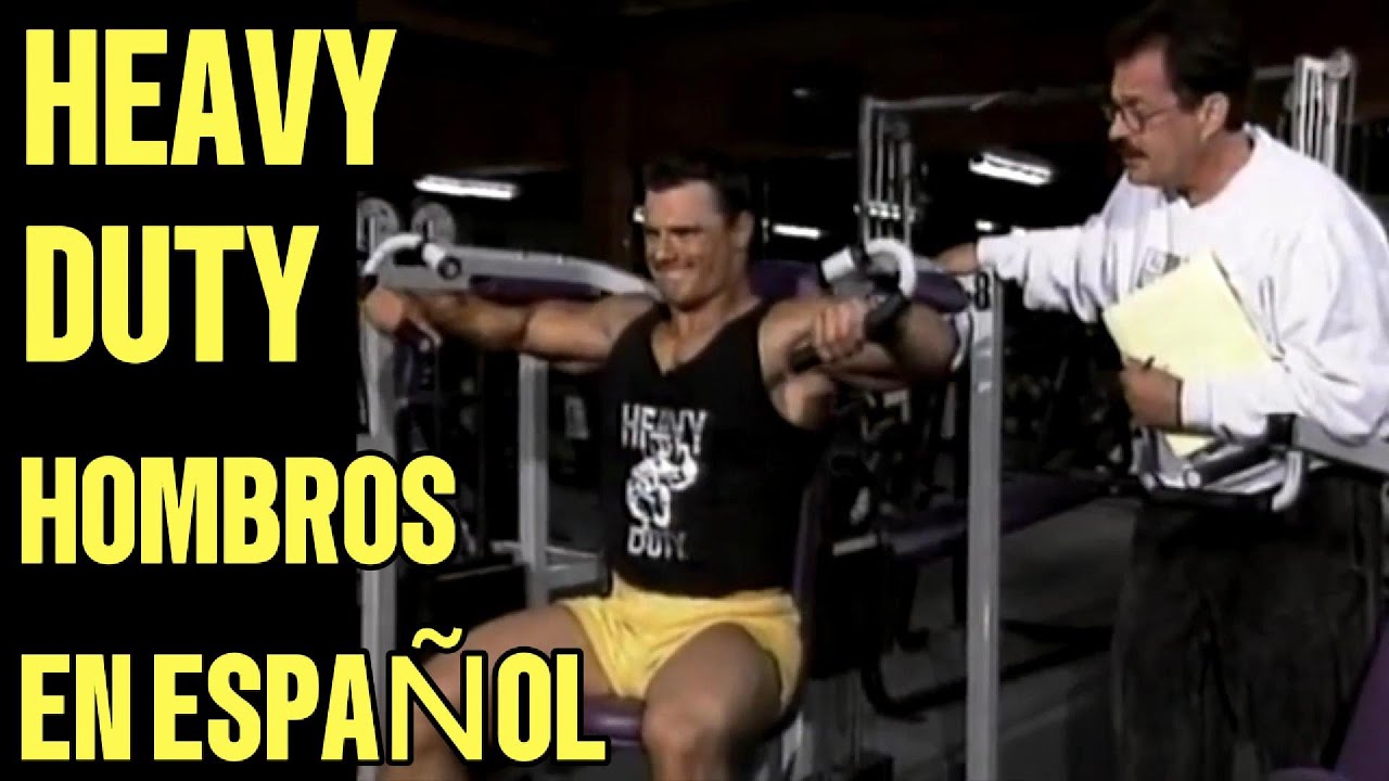 Mike Mentzer: HEAVY DUTY para HOMBROS en español. #mikementzer