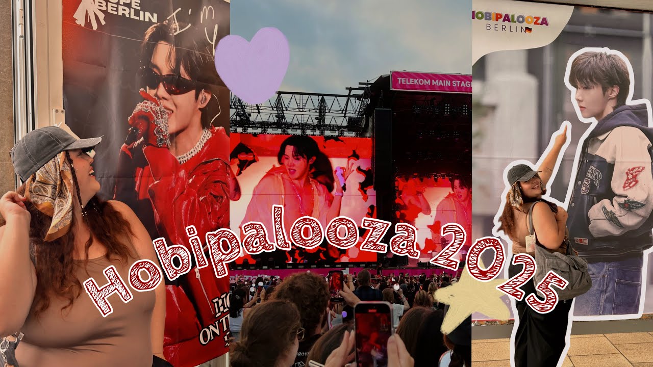 Vlog #11 | Hobipalooza Berlin 2025 ❤️‍🔥 J-Hope in Berlin, ARMY MeetUp and J-Hope Cafe Event 