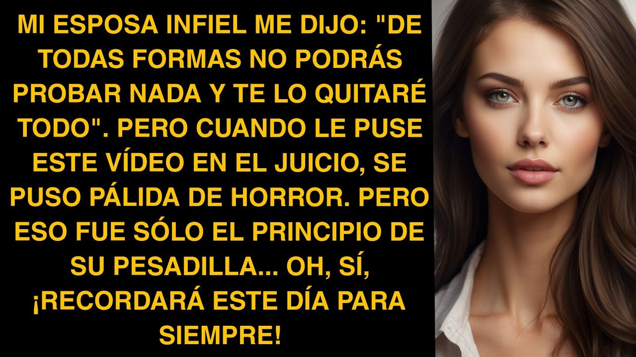 Mi esposa infiel me dijo: 