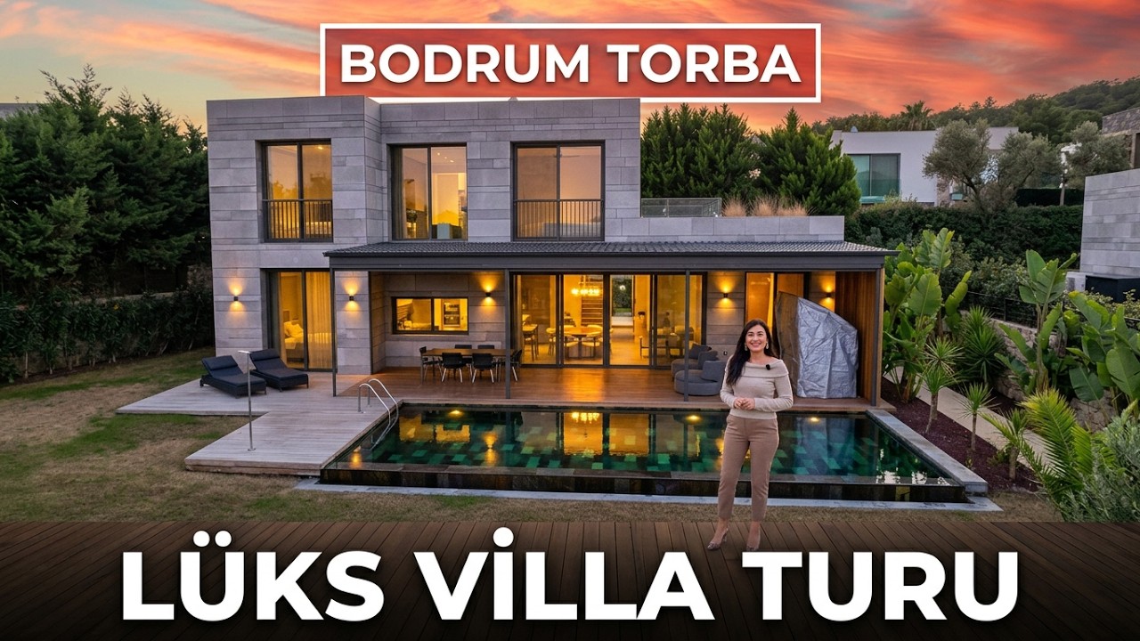 Bodrum Torba, Satılık 3+1 Müstakil Lüks Villa  Satılık Villa Bodrum Torba