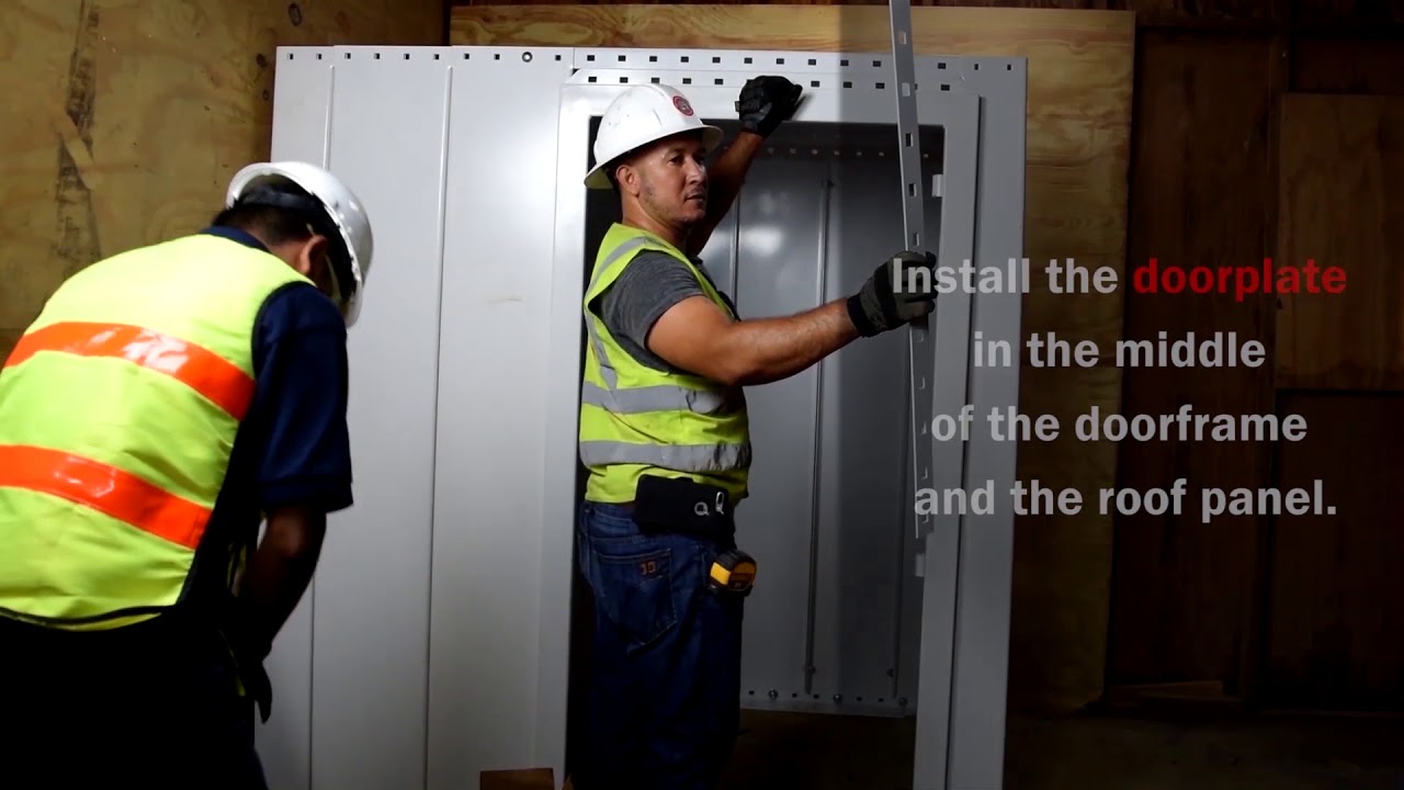 DIY modular bolt together tornado shelter safe room installation by Torshel