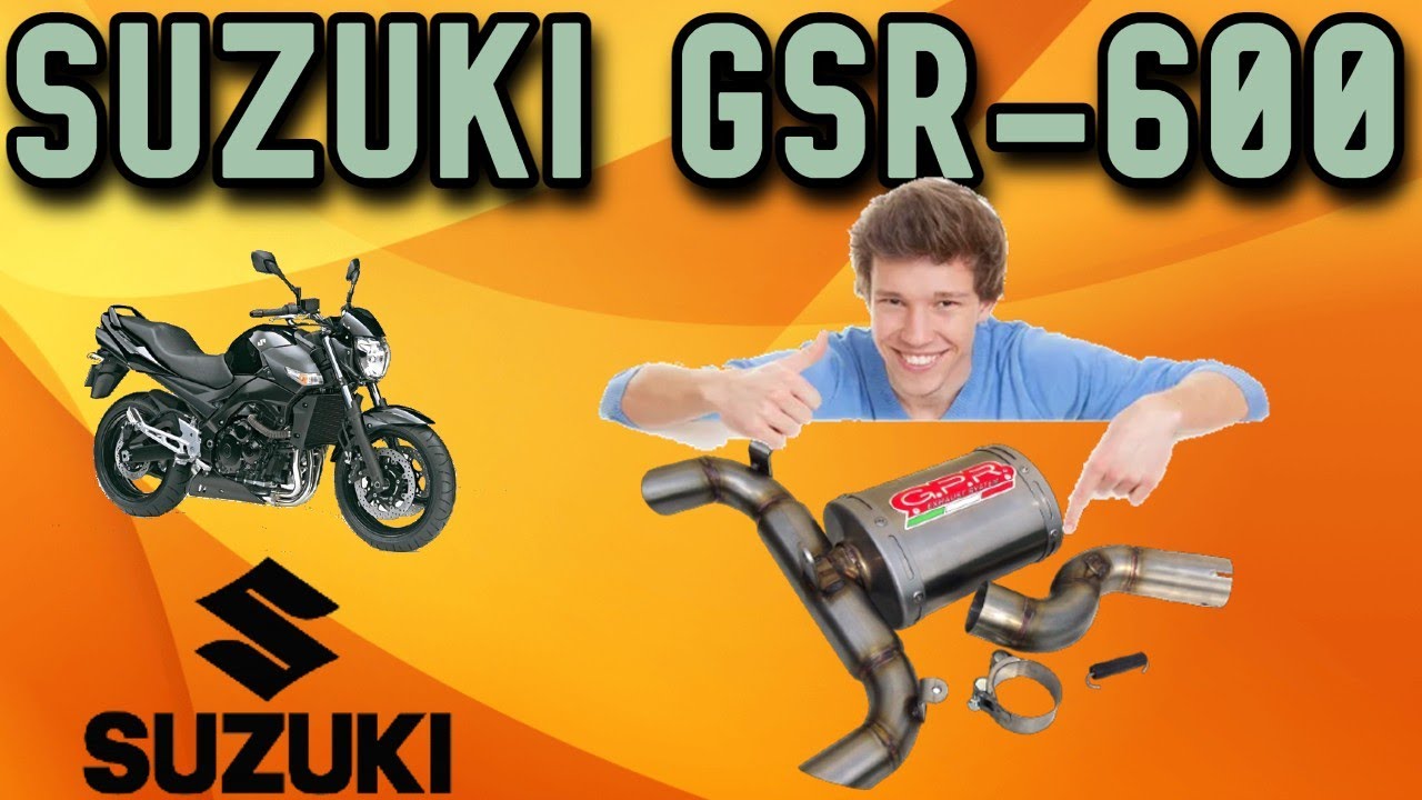 GPR Exhaust install on SUZUKI GSR-600 🔥🤩