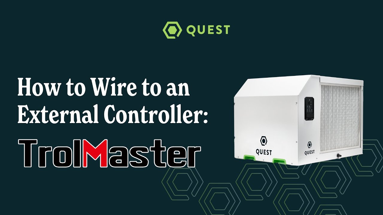 Quest Climate | How to Wire TrolMaster Hydro-X / HS-1 Controller to Quest Dehumidifiers