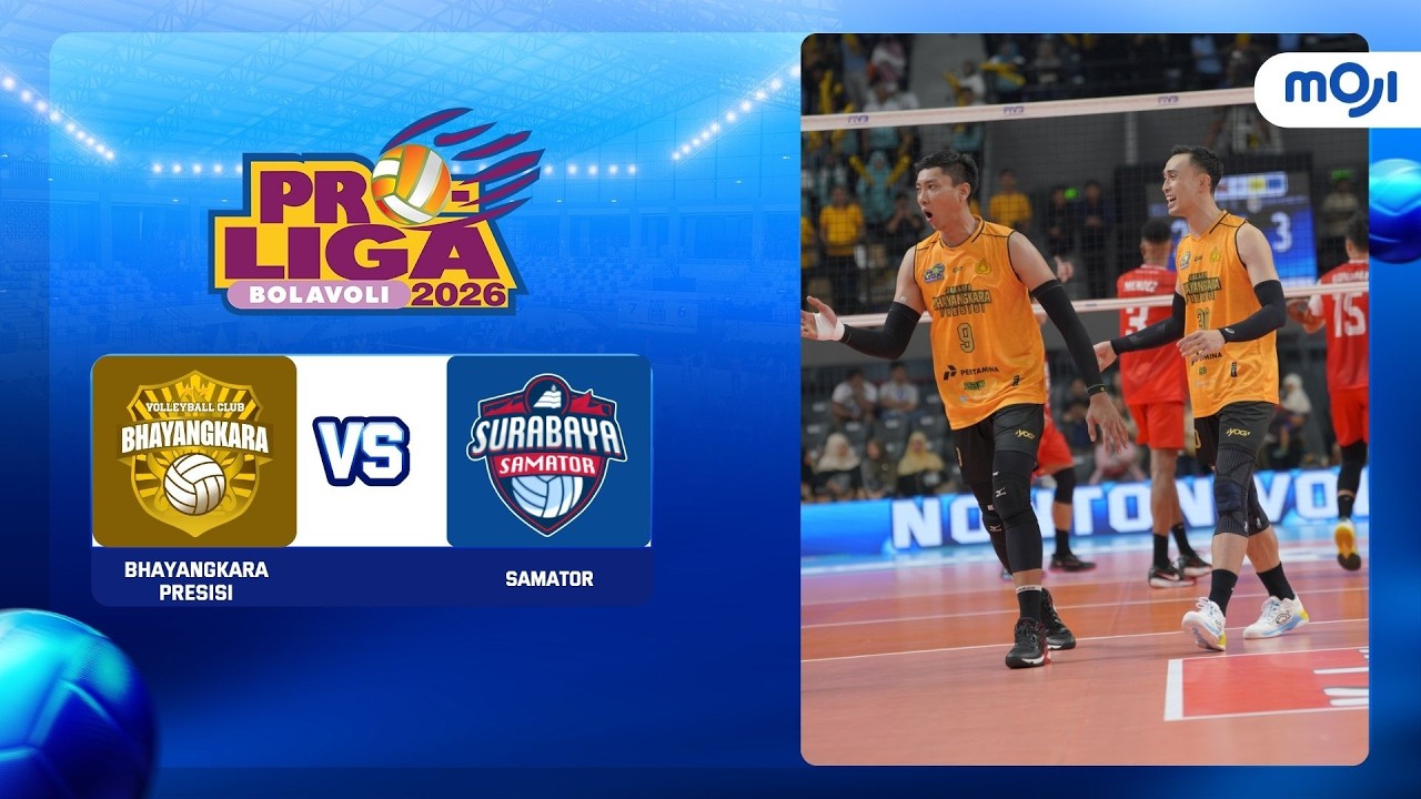 Bhayangkara Presisi 3 - 1 Samator | Highlight Proliga Putra 2026 | Moji