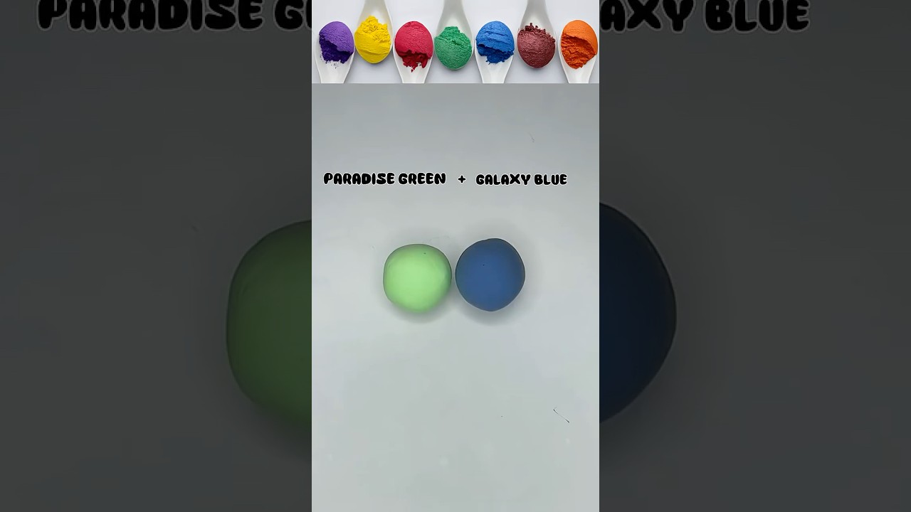 Paradise Green VS Galaxy Blue 