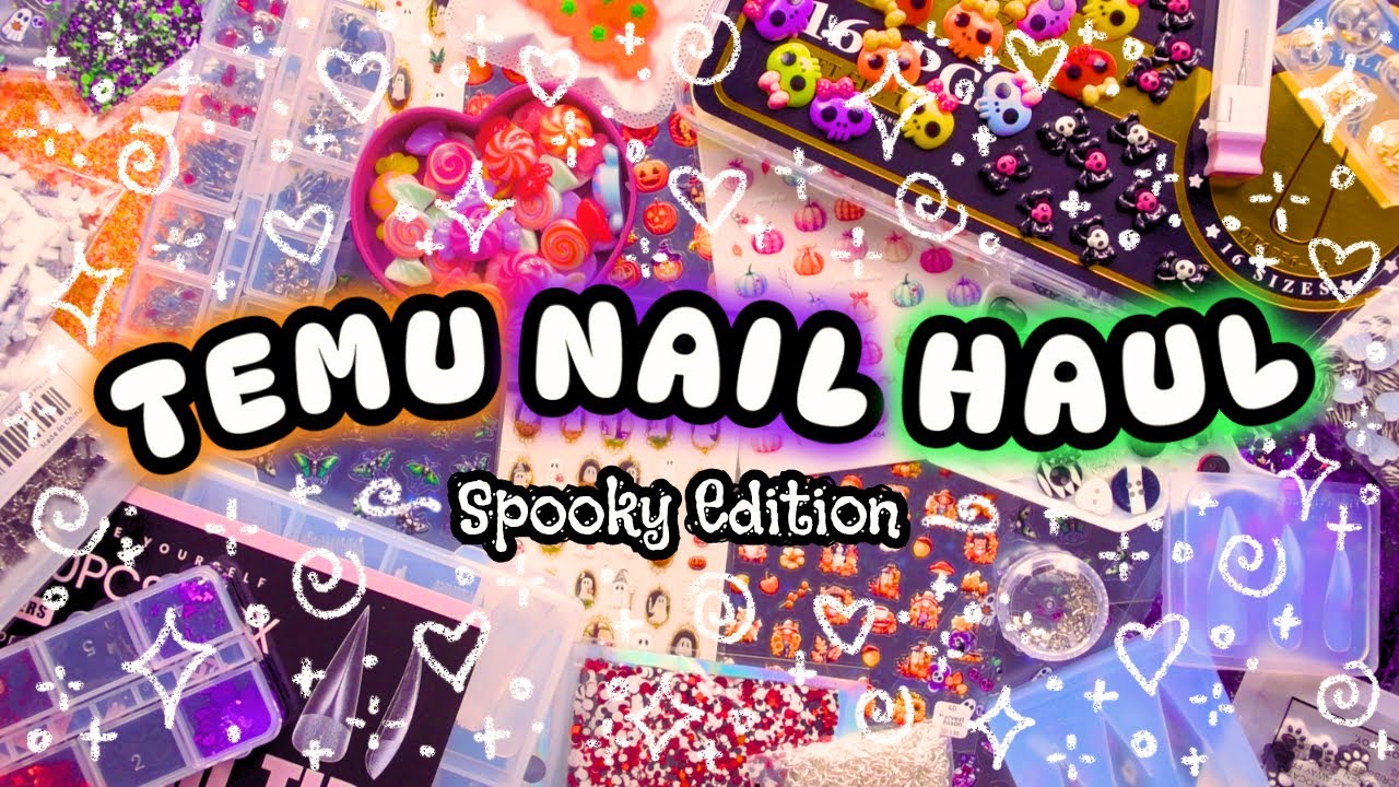 ⋆˚₊🎃 The CUSTEST Spooky Nail Haul Ever!! 🍬 + Testing Full Cover Claw Tips 👻₊˚⋆