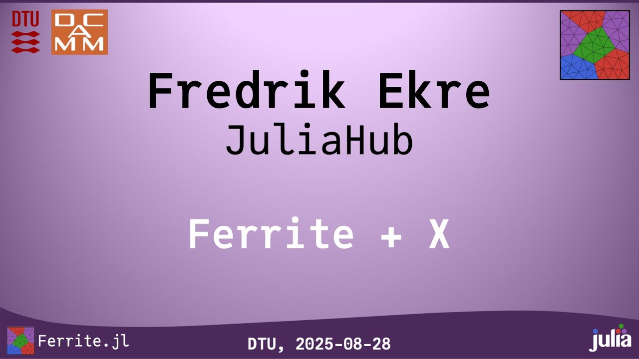 FerriteCon 2025 Фредрик Экре: Феррит + X