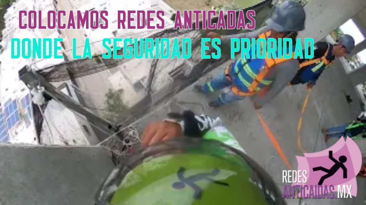 🏗️ Mira cómo colocamos una red anticaída en tiempo real | Redes Anticaídas