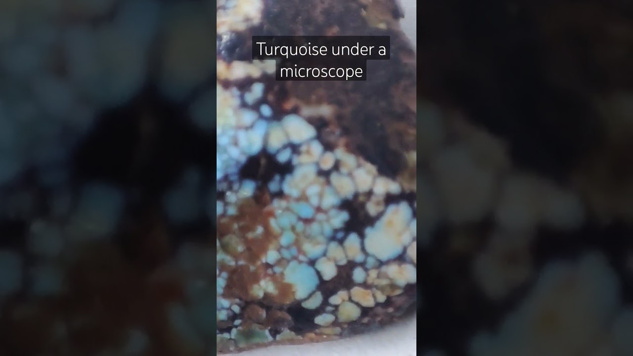 Turquoise under a microscope #jewelrydesigner #jewelry