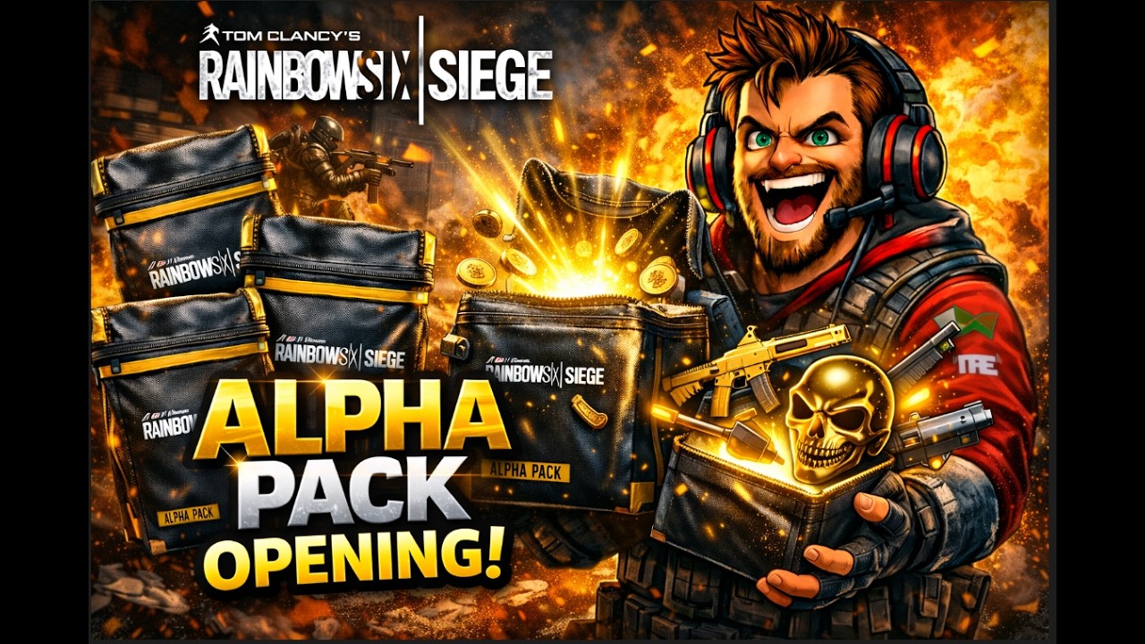 INSANE Alpha Pack Opening! 🔥 Legendary Drops in Rainbow Six Siege