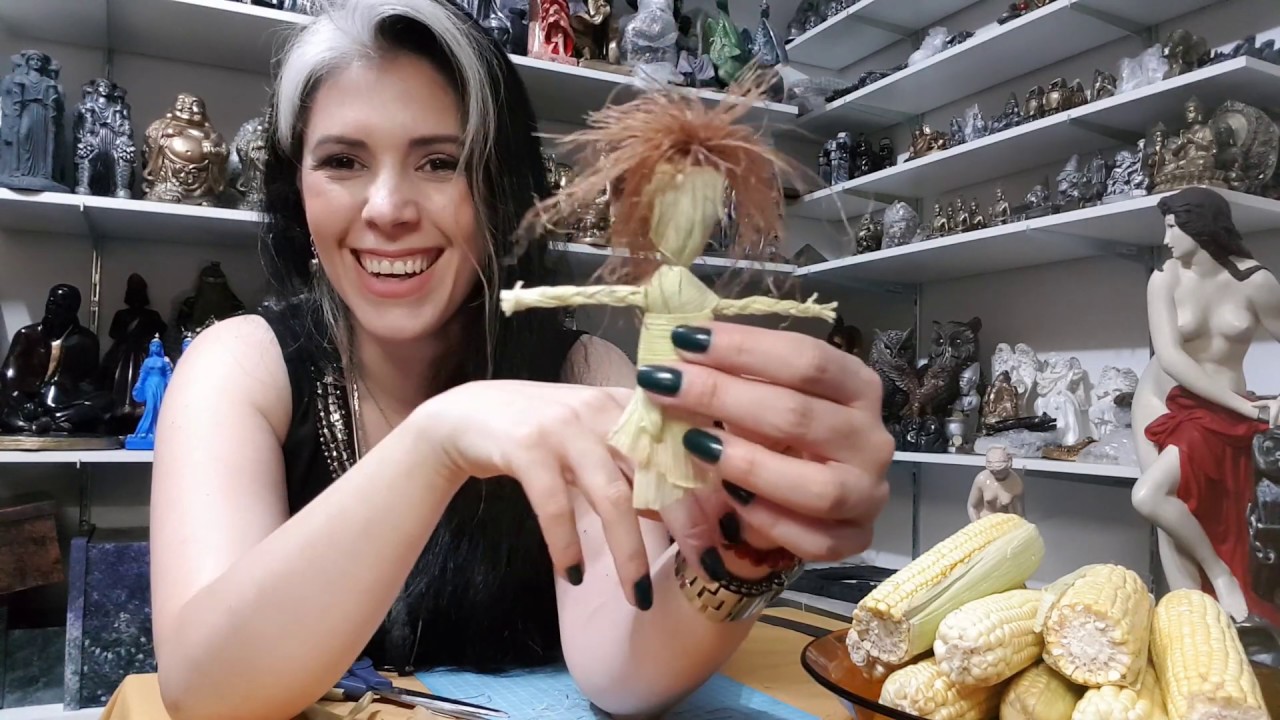 Como fazer uma boneca de milho para Lammas