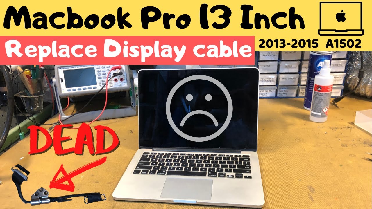 Macbook Pro A1502 Display Cable Replacement