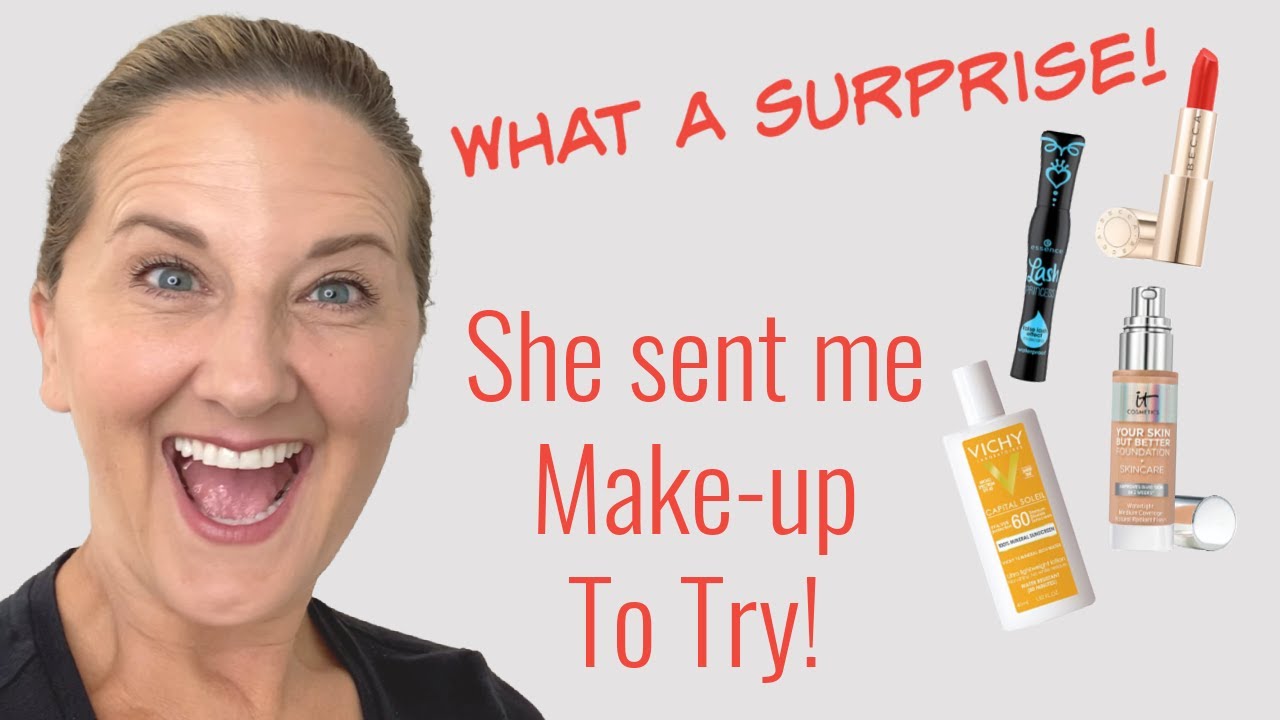 A Subscriber Sent Me Makeup...Did I like it? // GRWM // Over 50 Makeup