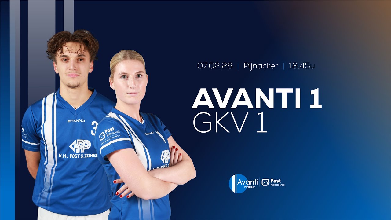 AvantiTV Live: Avanti/Post Makelaardij 1 - GKV/Den Elzen 1