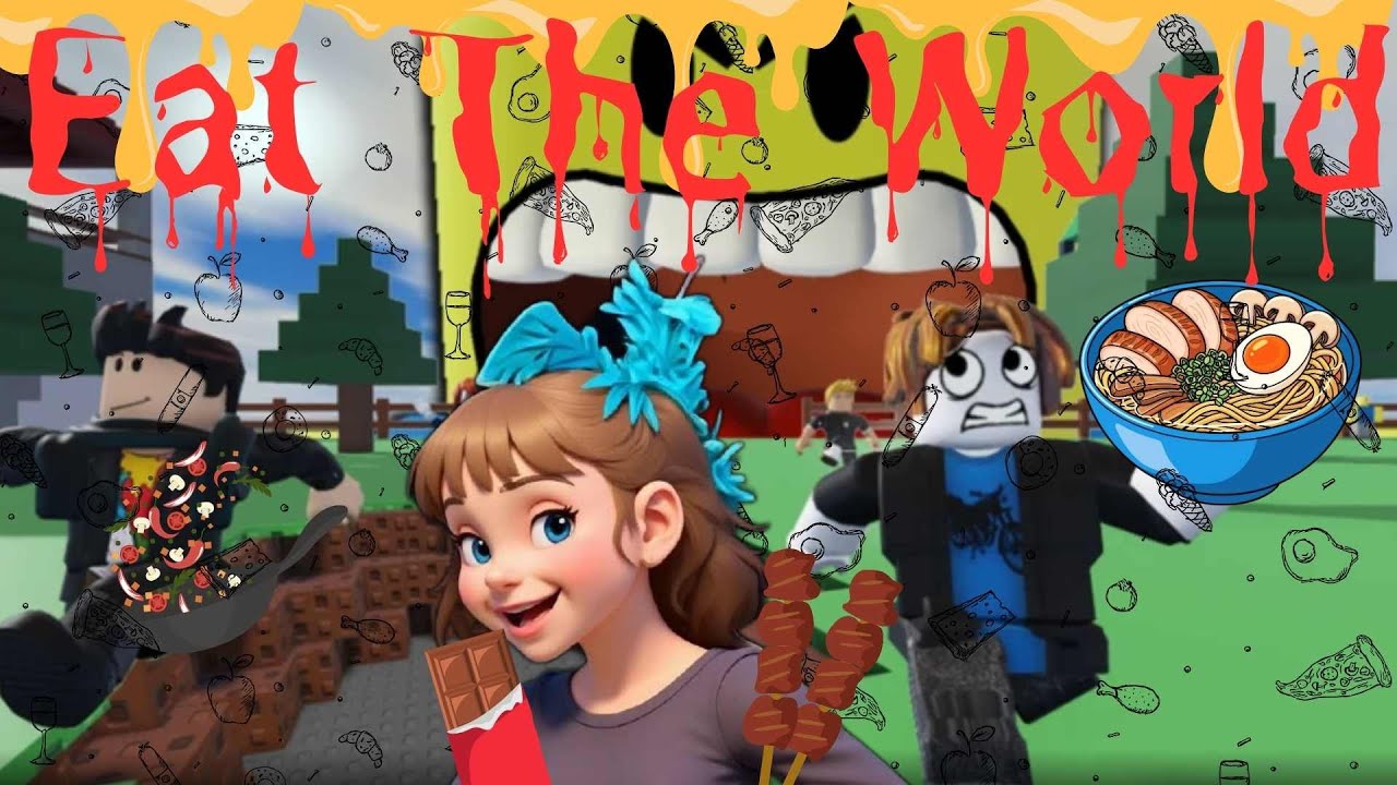 Название: Я СЪЕЛА ШКОЛУ И МАШИНЫ!? 🚗🏫🤯 АЛИСА в EAT THE WORLD ROBLOX