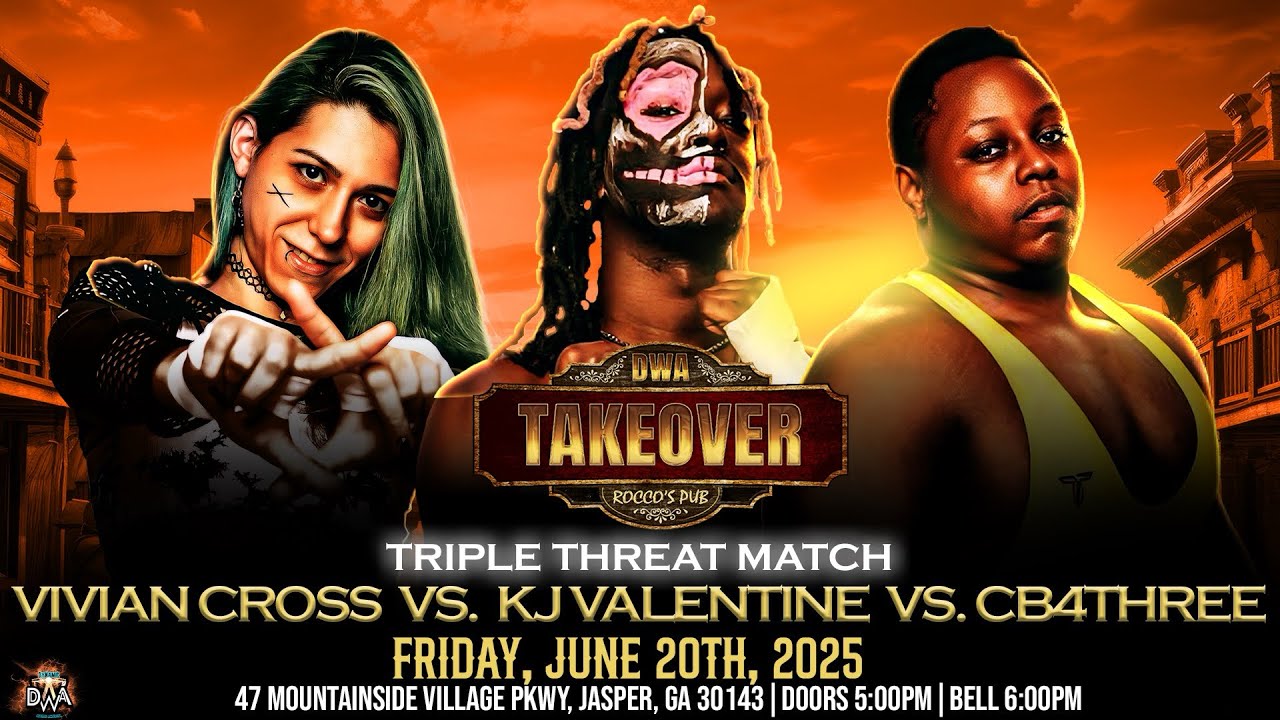 DWA Takeover Rocco's - CB4Three vs Vivian Cross vs Kj Valentine