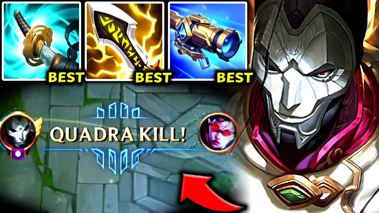 JHIN TOP IS THE FUTURE & 1V5 THE GAME WITH EASE (QUADRA KILL) - 2026 Jhin TOP Gameplay Guide